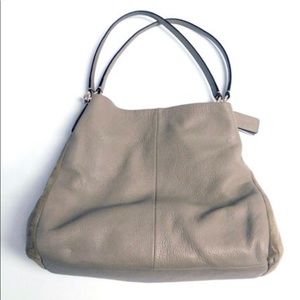 EUC Leather and suede Coach Phoebe bag